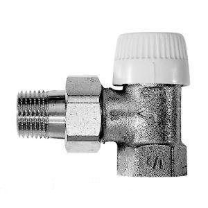 Термоклапан со вставкой типа V (с преднастр.) угловой DN15 1/2", PN10, Kvs0.72 Honeywell