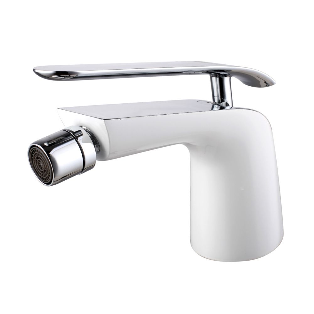 Смеситель для биде MELANGE, хром/белый LEMARK