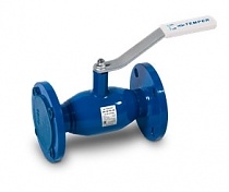 Кран шаровой Temper DN200 PN16, ф/ф, полный проход, с редуктором