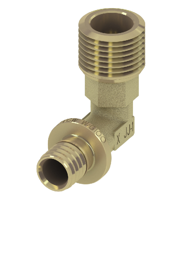 Уголок с НР  20 х 3/4" AG  латунь TECE