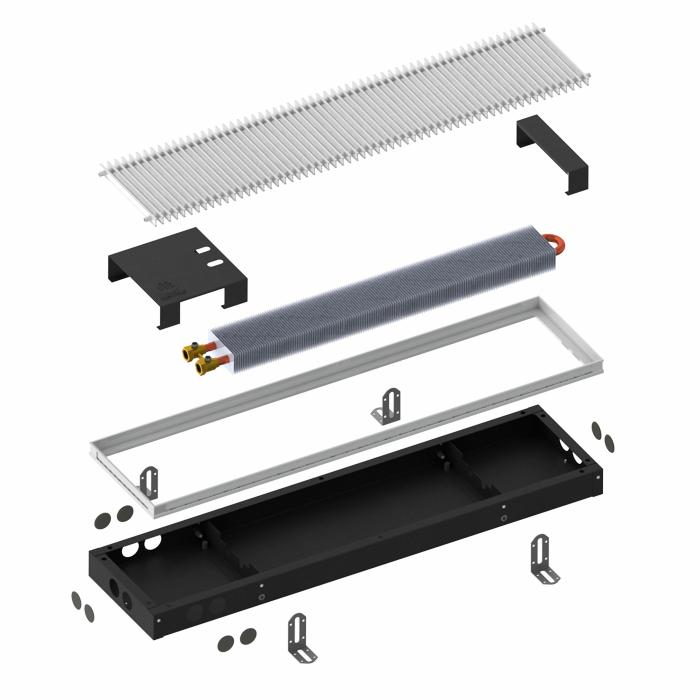 Конвектор Itermic ITT 080.250.1200 решетка "серебро"