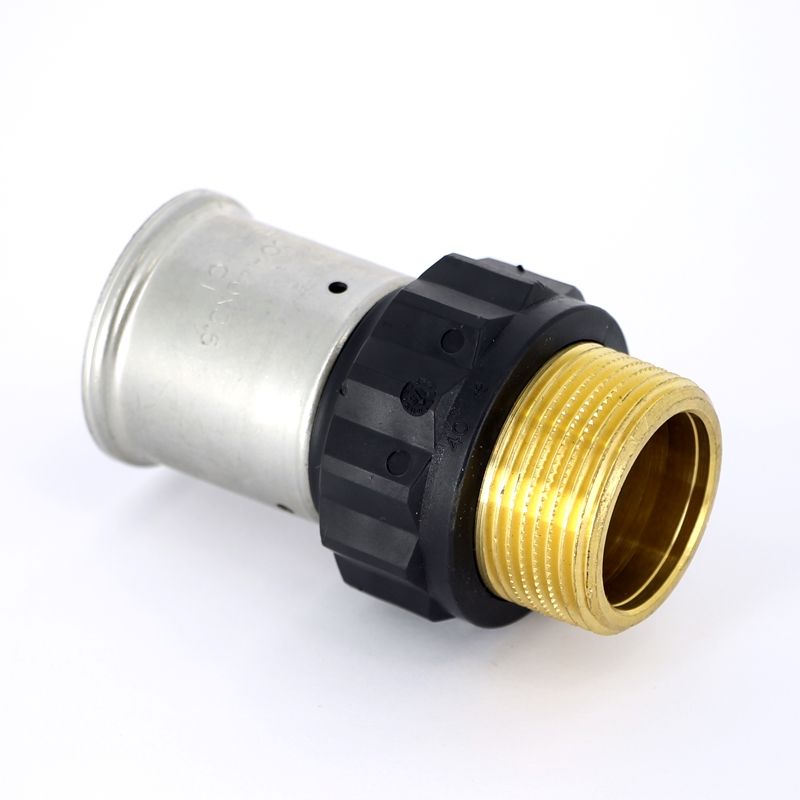 Муфта 40х11/4" НР ПВДФ пресс HENCO