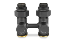 Узел нижнего подключения 1/2x3/4Ek прямой черный Varmega