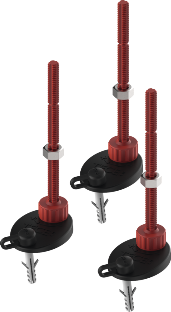 Опоры для сифона TECEdrainprofil 95-194мм, TECE