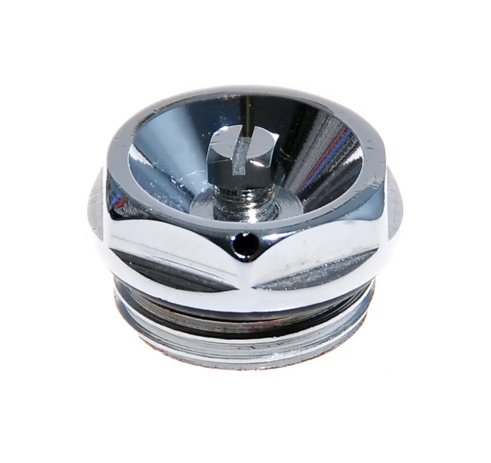 Заглушка с воздухоотводчиком хромированная 3/4"НР, SMART