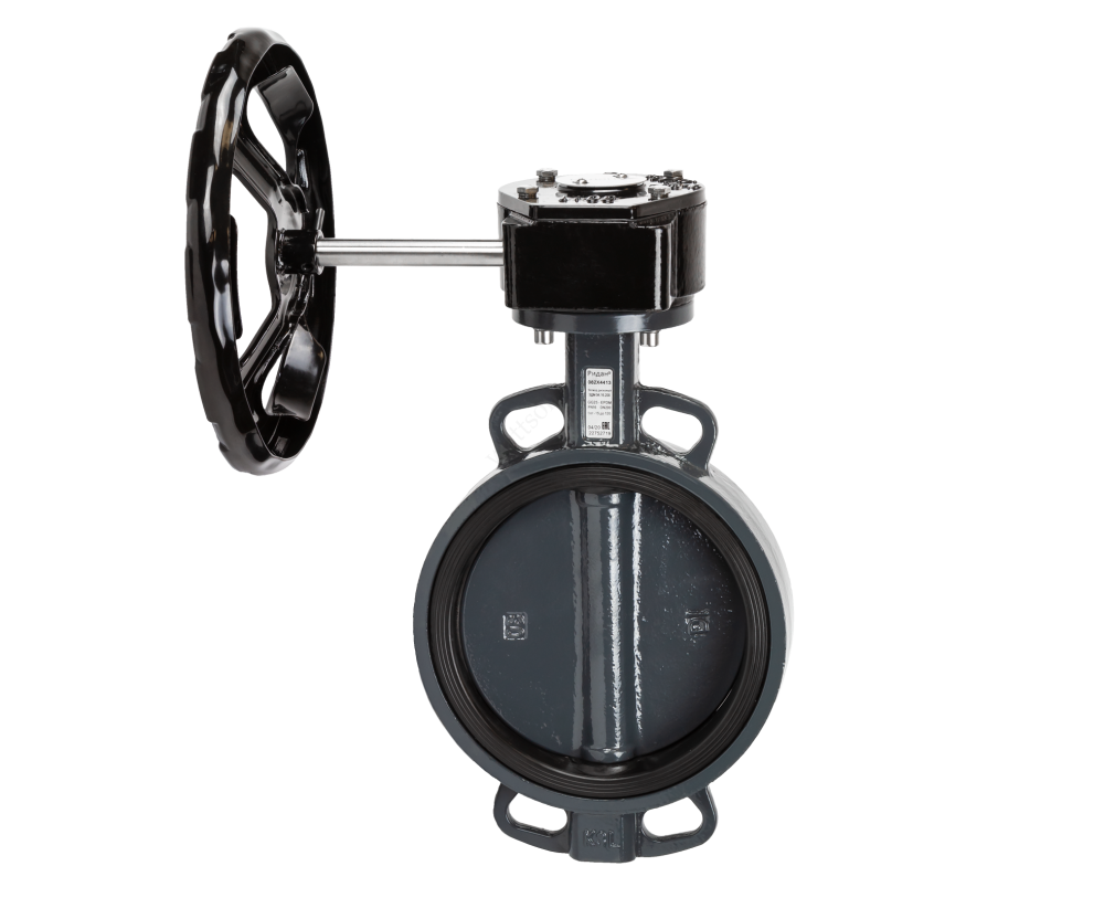 Затвор дисковый РИДАН ЗДМ 04.16.250, диск чугун, с ручным редуктором