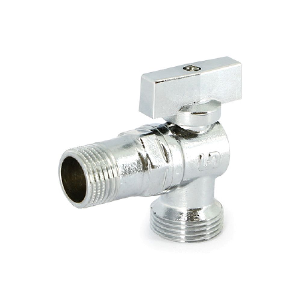 Кран угловой сантех. запорный 1/2"х3/4" Uni-fitt