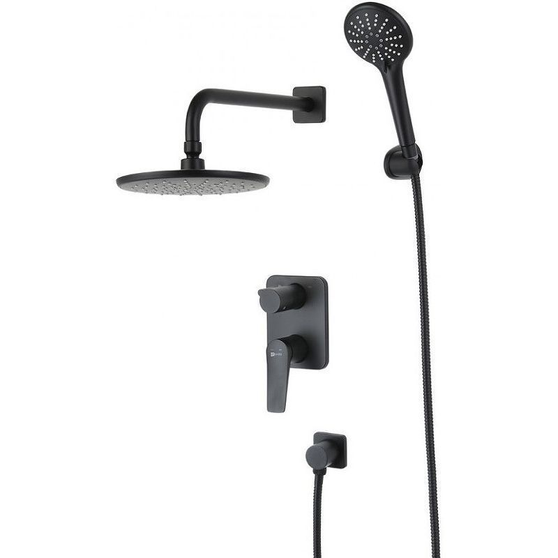 Система встраиваемая для душа BRONX черный матовый LEMARK