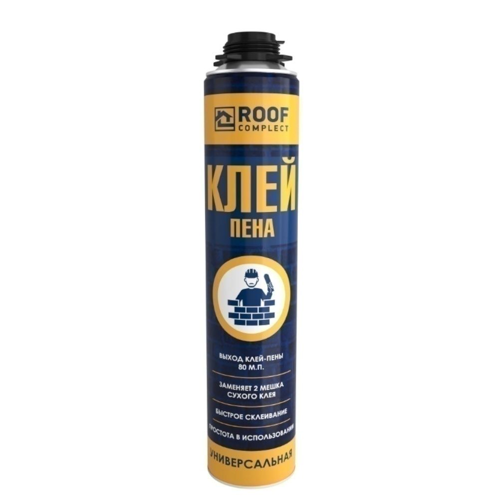 Клей-пена профессиональная универсальная Roof Complect (1000гр)