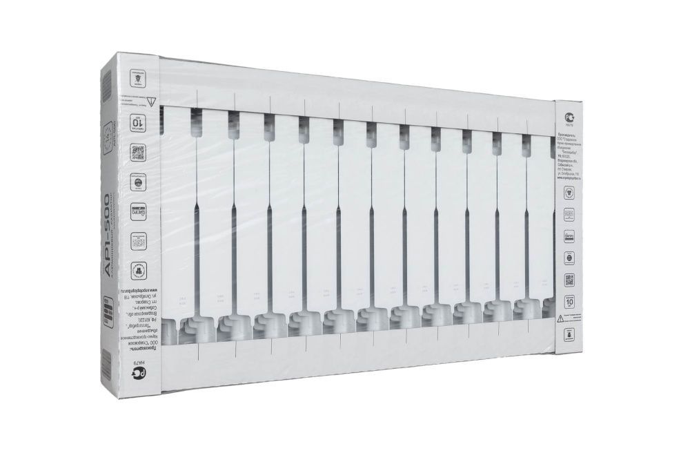 Радиатор алюминиевый 500/90 14 секций Теплоприбор