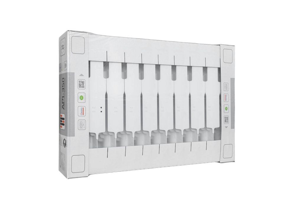 Радиатор алюминиевый 350/90 мм 10 секций Теплоприбор