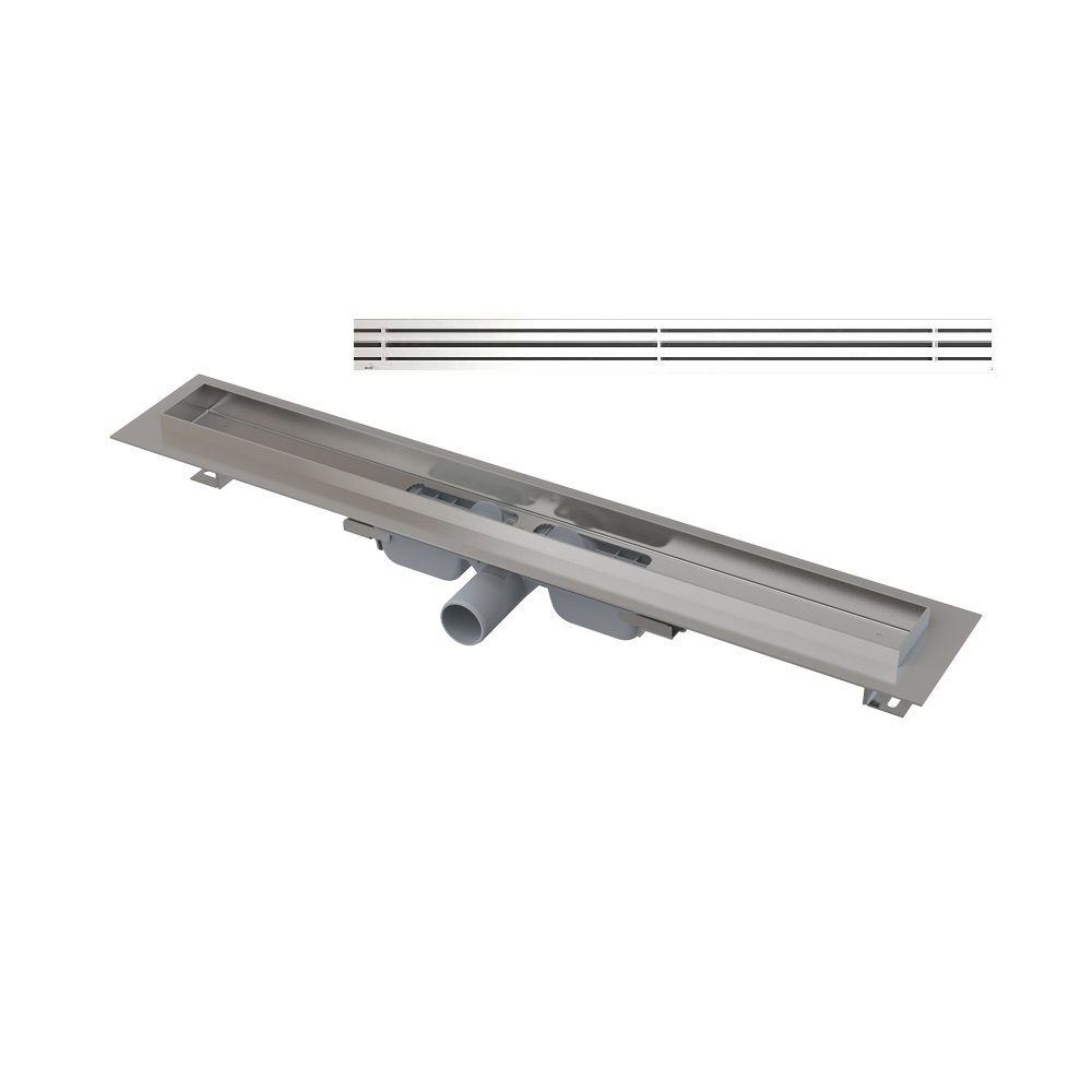 Водоотводящий желоб  из нерж. 850 мм в комплекте с решеткой GAP-850M ALCA PLAST