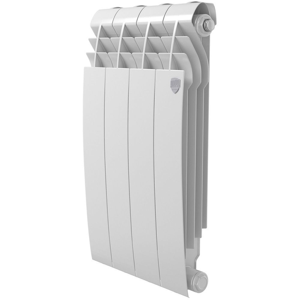 Радиатор биметаллический BiLiner Bianco 500/87  4 секции (белый) Royal Thermo