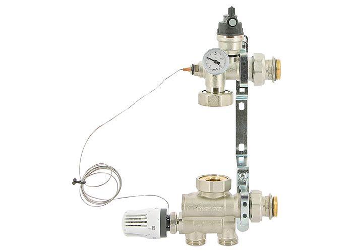 Насосно-смесительная группа Uni-Fitt 1" без насоса, 12,5 кВт.