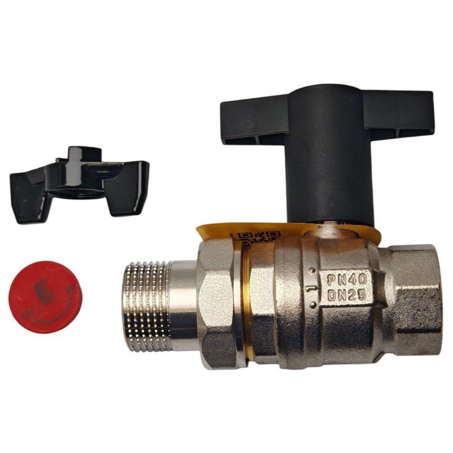 Кран шаровой Strong, полнопроходной, 1/2", НВ с разъемным соединением, ручка из полимера ELSEN