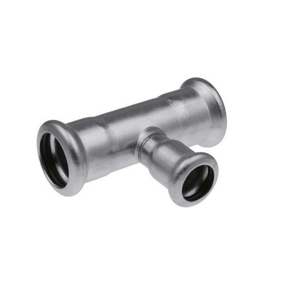 Тройник Inox press 42х28х42 нерж. KAN-Therm
