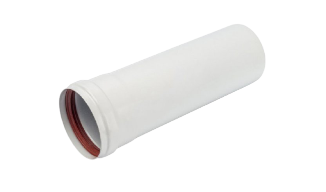 Труба Ду 80 мм, L=250 мм, полипропилен, Gekon