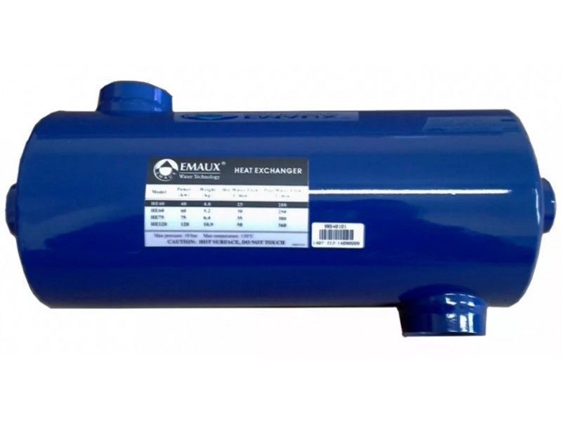 Теплообменник ( 75 kw) (вертик.) HE75 Emaux 