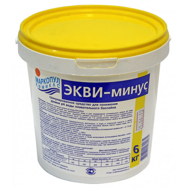 ЭКВИ-МИНУС порошок (ведро 6кг), Маркопул