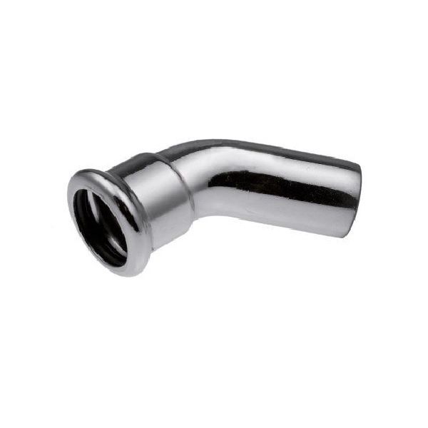 Отвод ниппельный 22*22 45 гр. KAN-Therm Steel