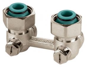 Узел нижнего подключения  E2/50 угловой, ВР3/4х3/4НР Simplex