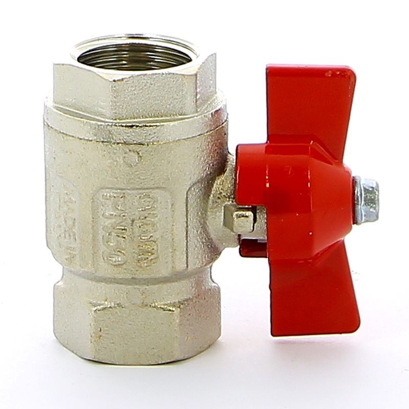 Кран шаровой IDEAL ВВ  1/2" (бабочка)  ITAP