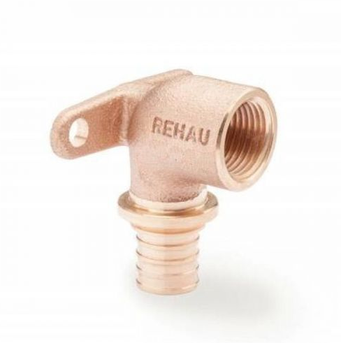 Угол 20-Rp3/4 ВР (корот) настен. под прибор, бронза RX Rehau