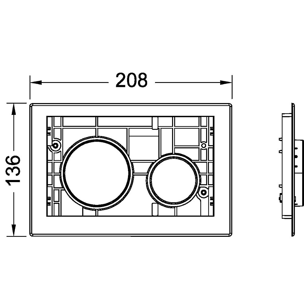 Клавиша TECEloop Modular, белый, TECE