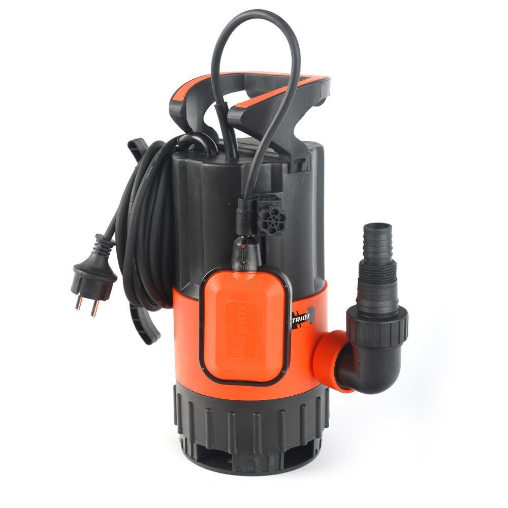 Насос дренажный F 600 D; для чистой и грязной воды; корпус - пластик, 600 Вт, 10000 л/час PATRIOT