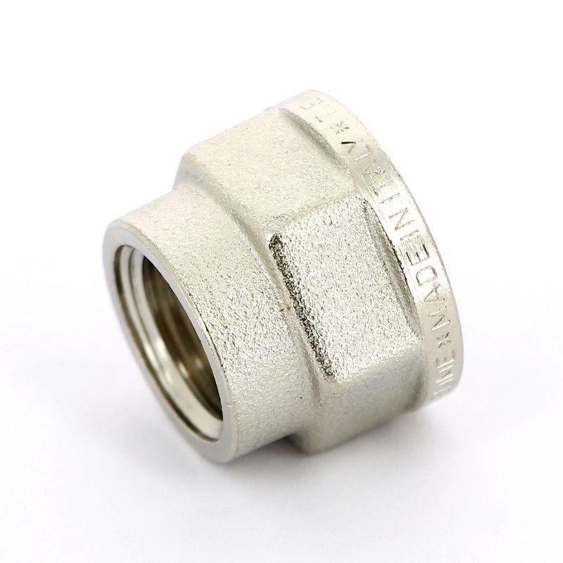 Муфта ВВ   3/4"х1/2" (никель)  Tiemme