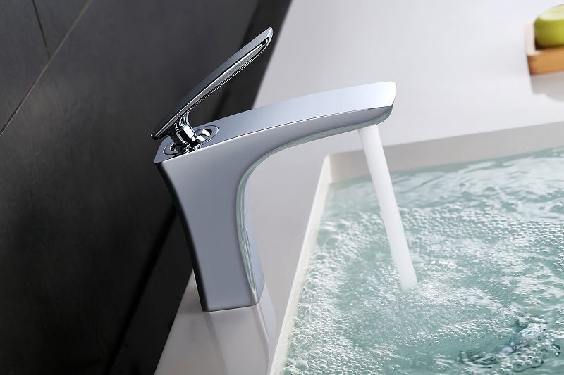 Смеситель для умывальника BELLARIO, монолитный, хром, LEMARK