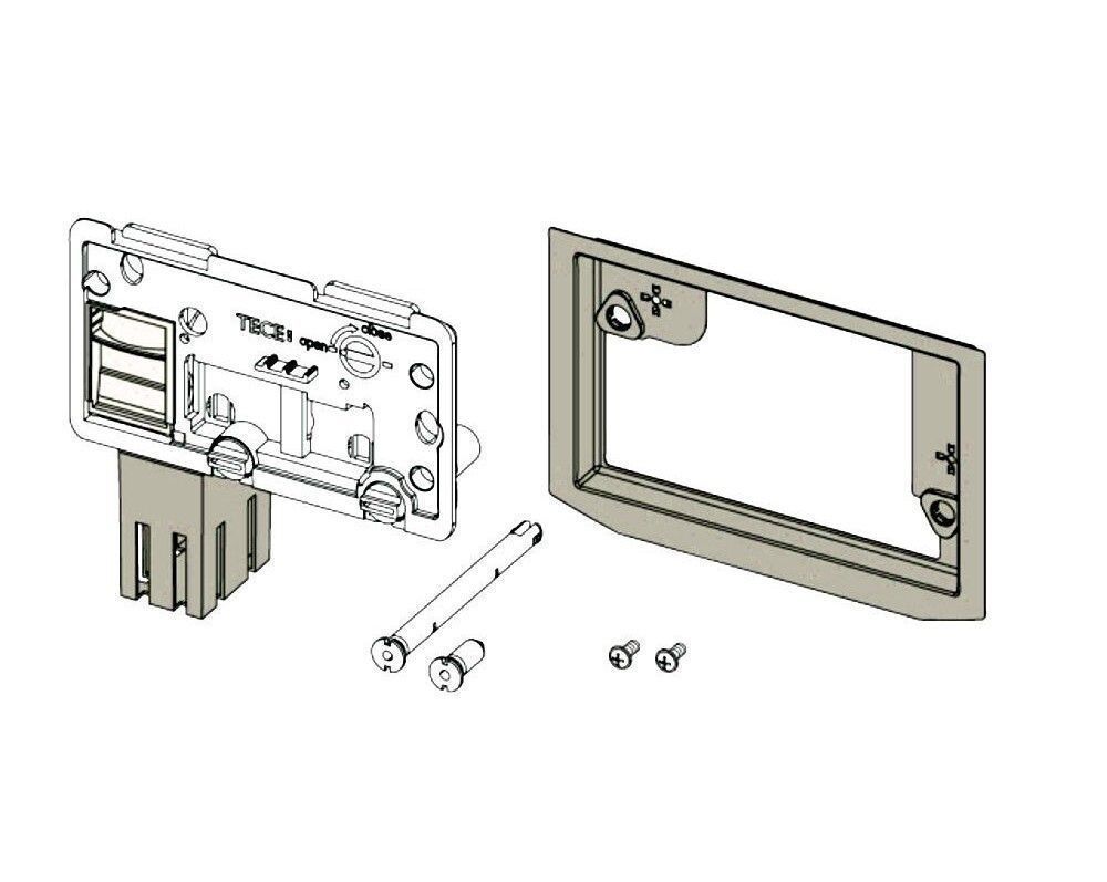 Крышка бачка с контейнером для гигиенических таблеток, TECE