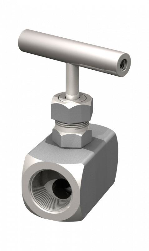 Клапан игольчатый MV40-010, Ду10, Ру420, Тмах.=200оС, нерж. сталь