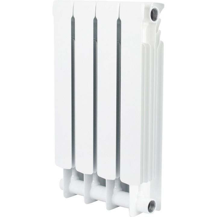 Радиатор биметаллический Space 500/90 мм 4 секции боковое подключение STOUT Распродажа!