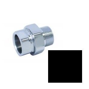 Комплект Американка прямая 1"х1/2" г/ш Черный муар, INDIGO (2шт)