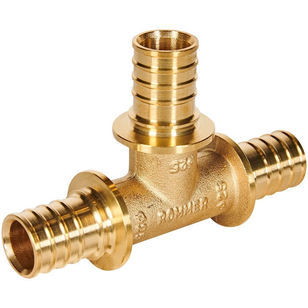 Тройник 25-25-25 латунь Rommer