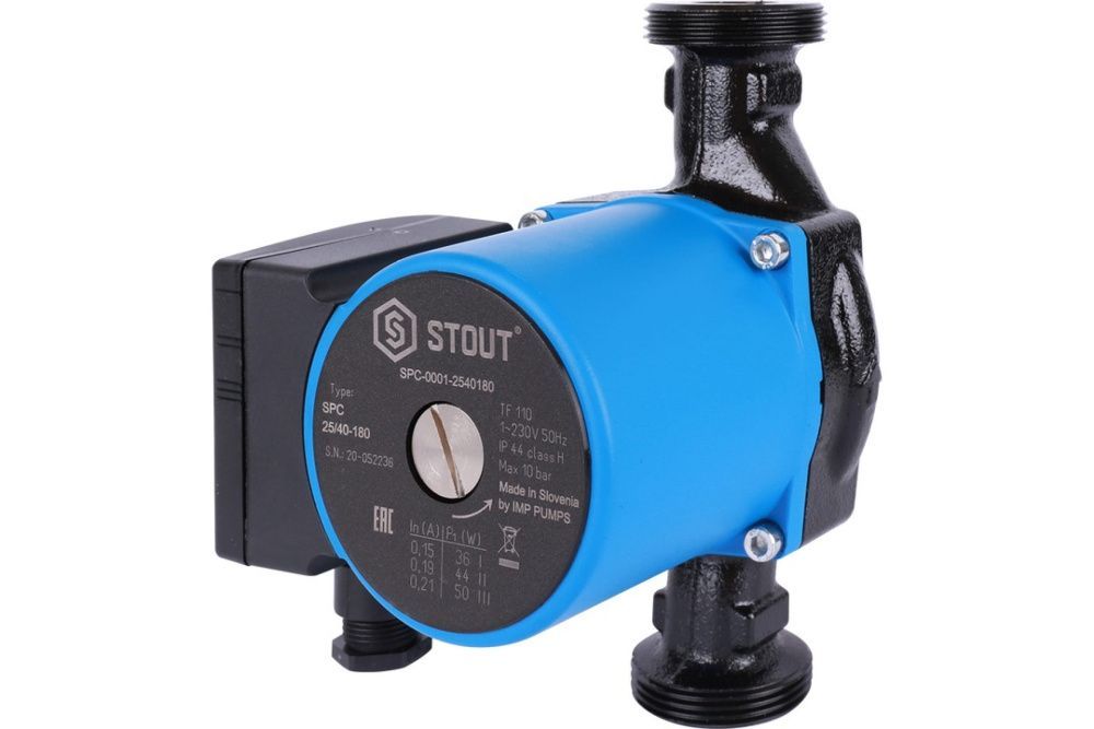 Насос циркуляционный STOUT 25/40-180