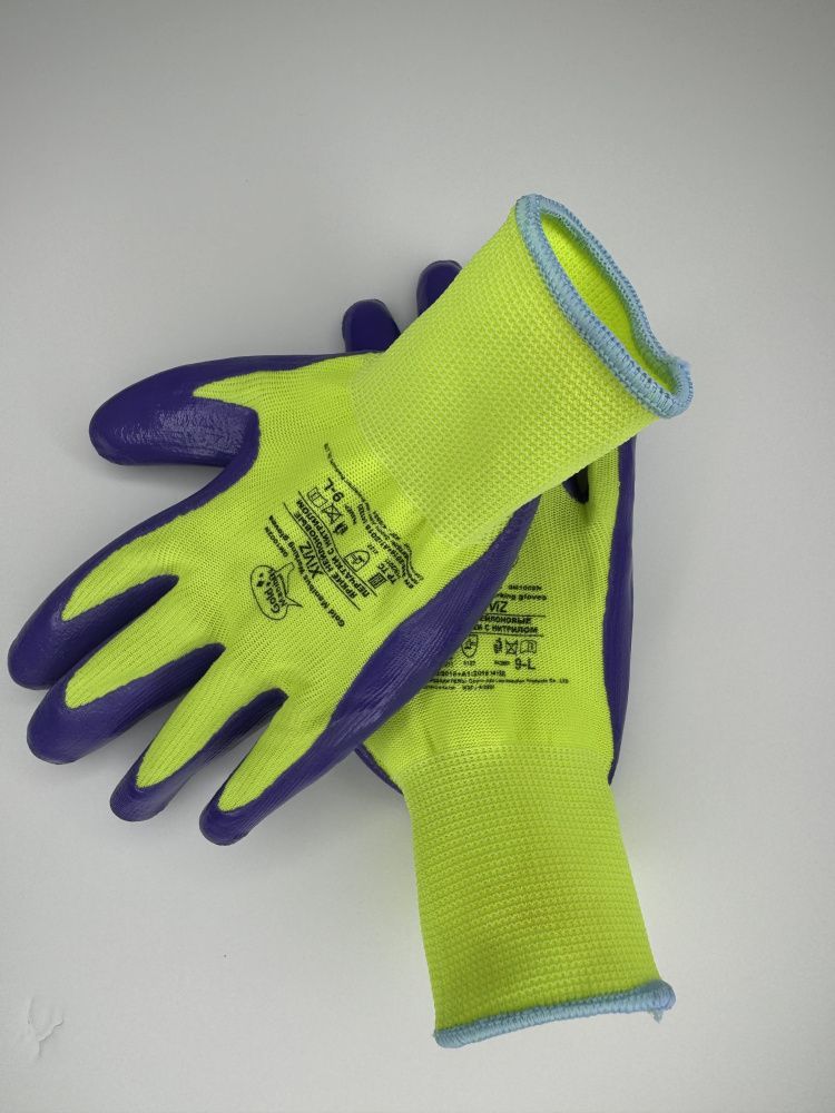 Перчатки нейлоновые с нитриловым покрытием р.10 (XL) GM1002N-10 XiViz