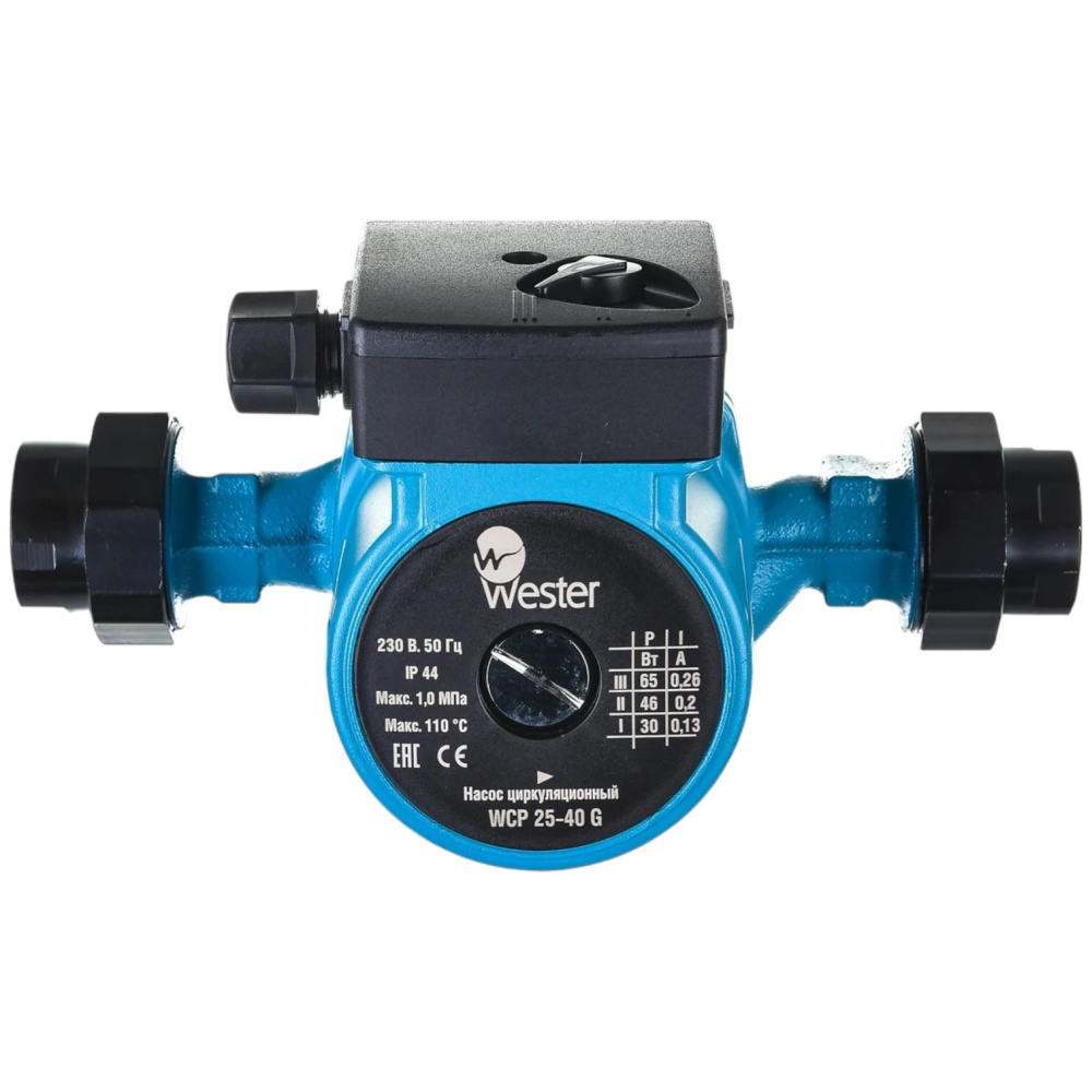 Насос циркуляционный WCP 25-40G 130 (с гайками) Wester