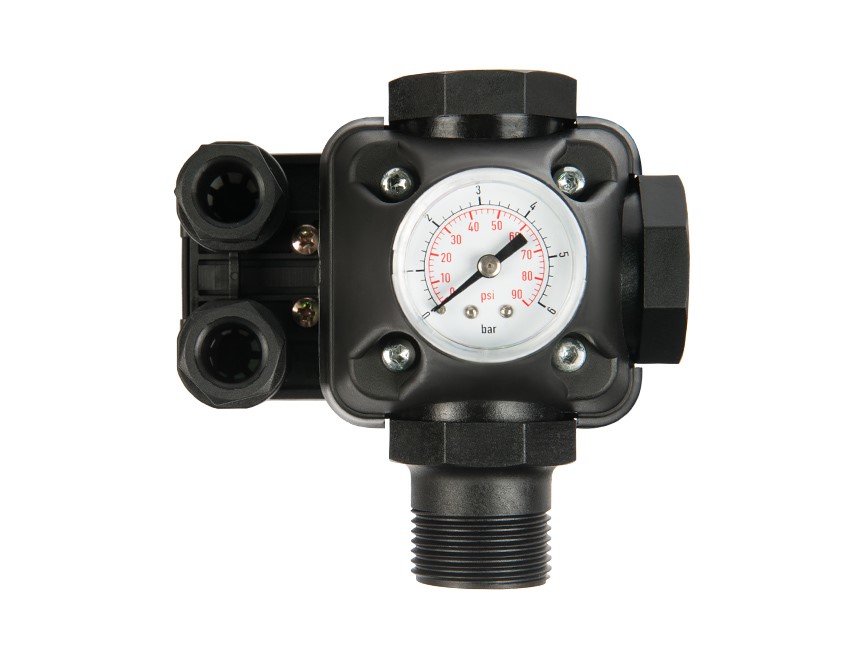 Реле давления с манометром PM 5/3W, Unipump