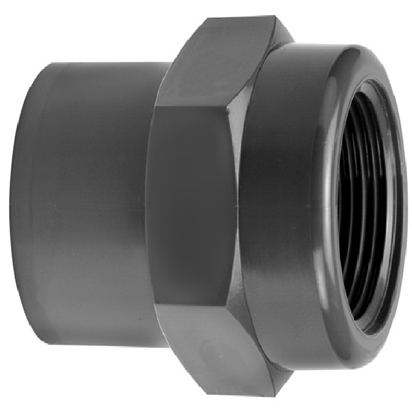 Муфта переходная PN 10 (40/50 x 11/2'') вн. р. - PVC-U