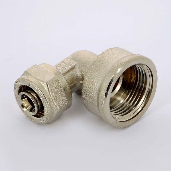 Угол ВР 20х3/4" никелир. (обжим) Uni-Fitt