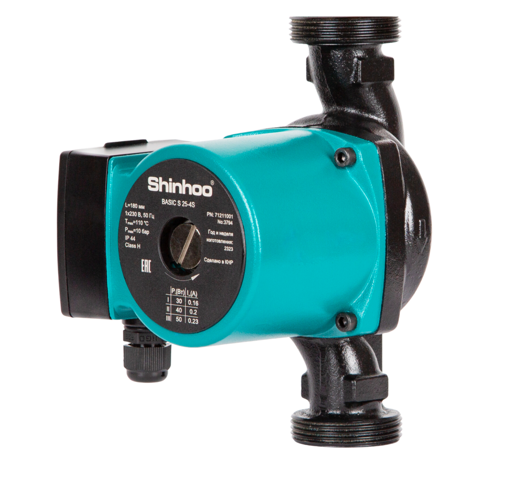 Насос BASIC S 25-4S 1x230V Shinhoo