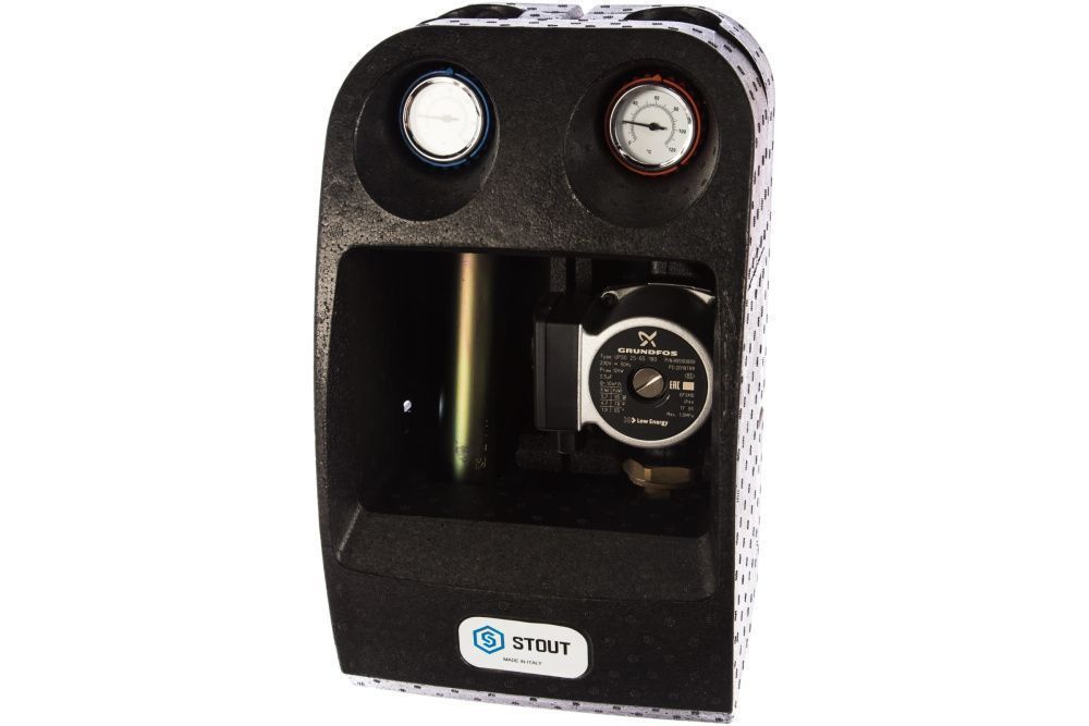 Насосно-смесительный узел с насосом, Grundfos UPSO 25-65 130 STOUT