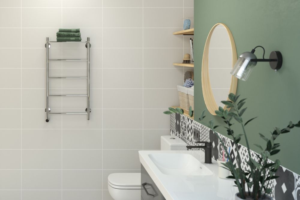 Полотенцесушитель электрический №30 П, 800х400  Стилье