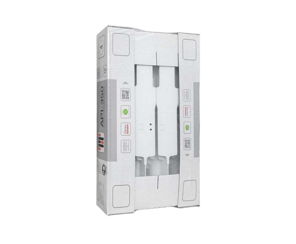 Радиатор алюминиевый 350/90 мм 4 секции белый Теплоприбор