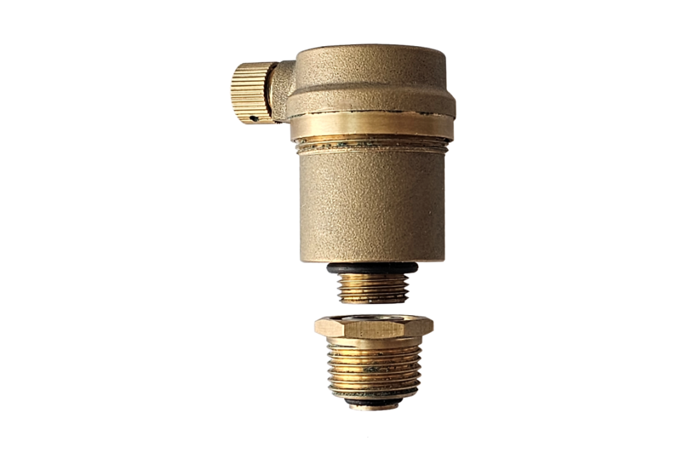 Воздухоотводчик Airvent-R PN10 DN10 с обратным клапаном DN15 Т от -10…+110С; корпус латунь, Ридан