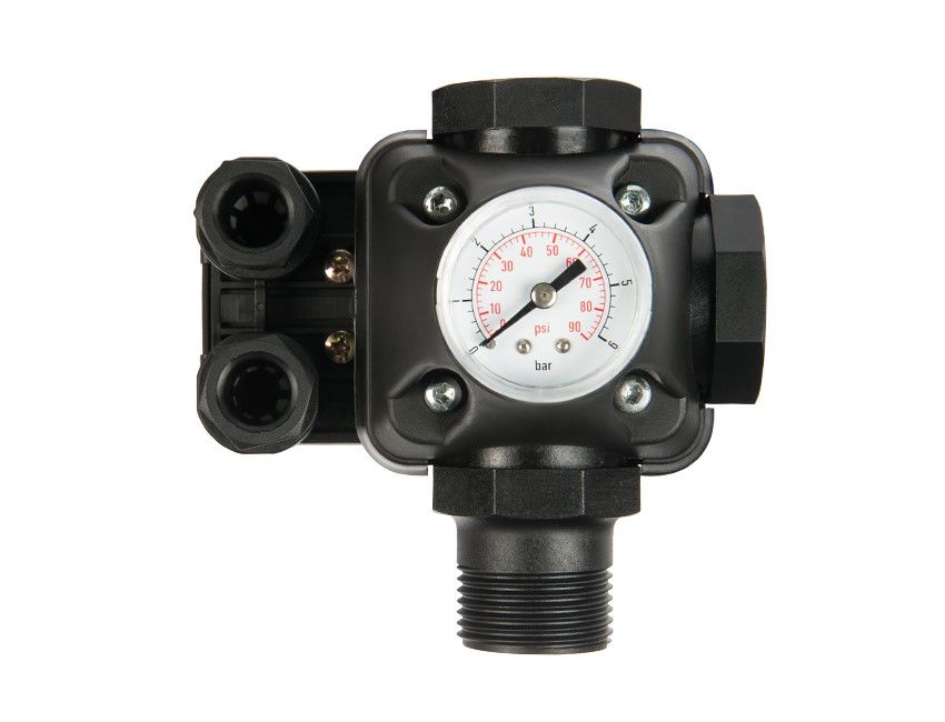 Реле давления с манометром PM 5/3W, Unipump