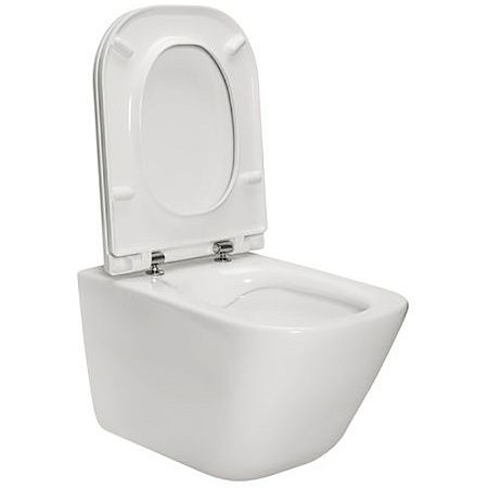 Унитаз Gap rimless ROCA подвесной с сиденьем Slim Soft Close дюропласт