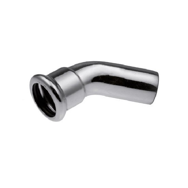Отвод ниппельный 35*35 45 гр. KAN-Therm Steel